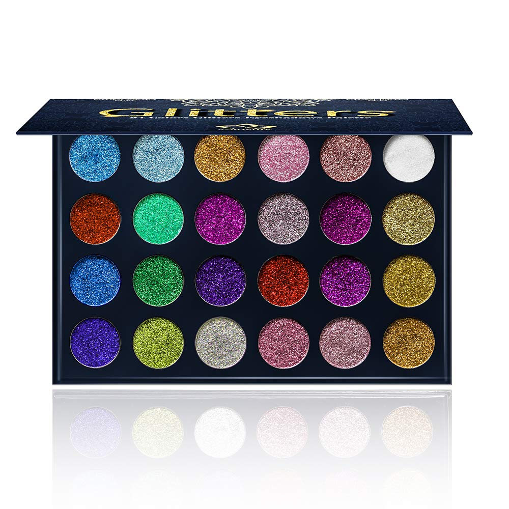24 Color Glitter Palette | Best Eyeshadow Palettes on Amazon