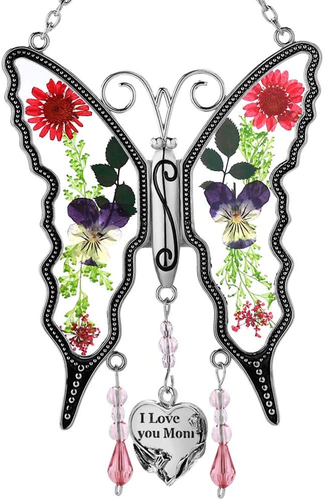 Butterfly Stained Glass SunCatcher | Meaningful Gifts for Mom from Daughter