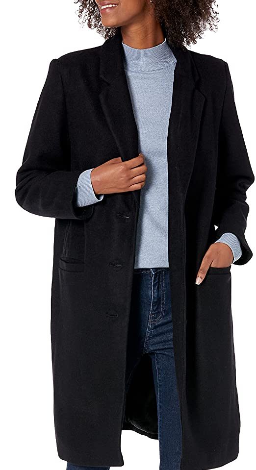 Oversized Plush Button-Front Coat | The Best Lightweight Spring Jackets on Amazon That You Need To Own | Basic Housewife