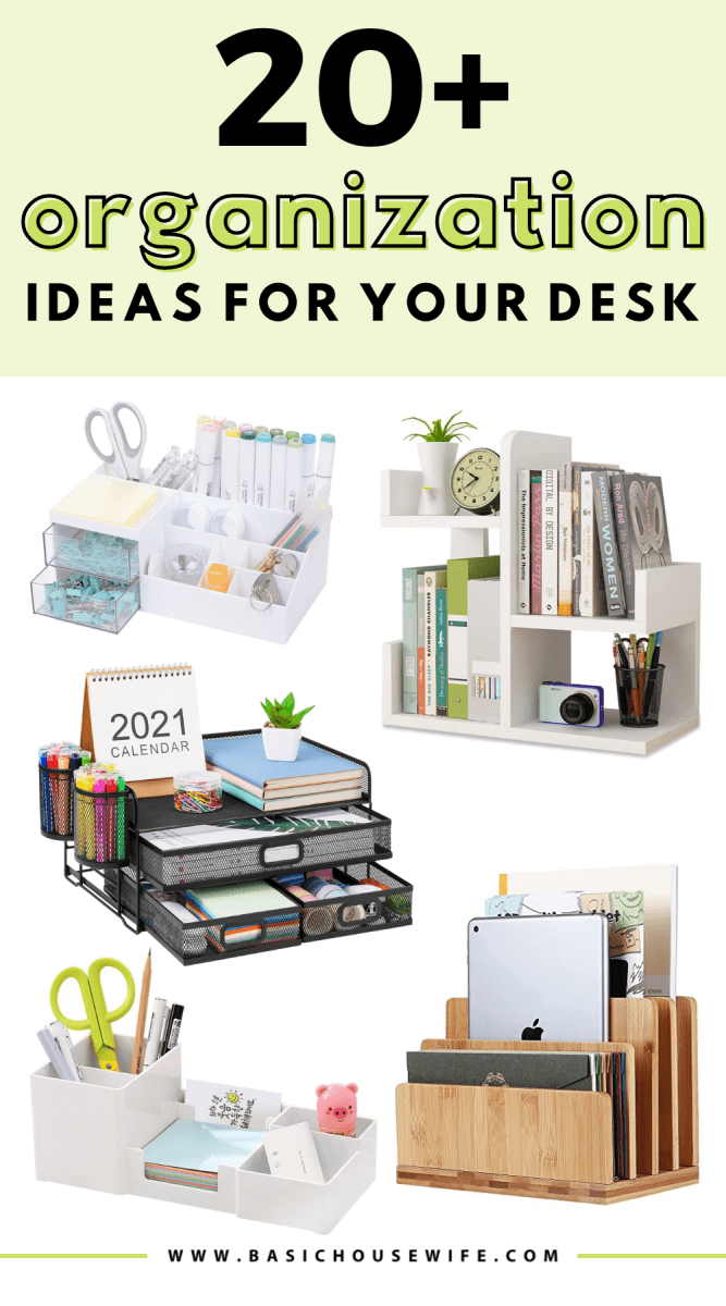 Must-Have Office Desk Accessories to Get Organized | The Basic Housewife