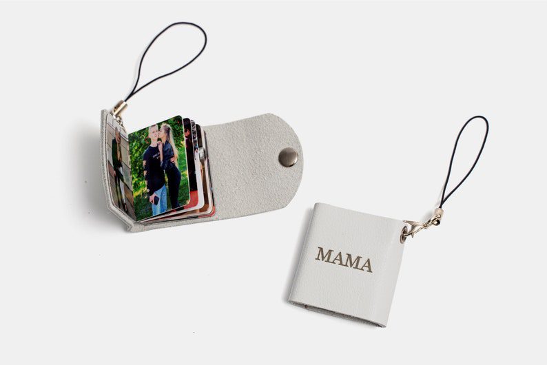 Mini Photo Keychain | Meaningful Gifts for Mom from Daughter
