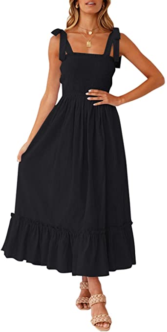 Boho Square Neck Maxi Dress | Must-Have Casual Summer Dresses Under $50