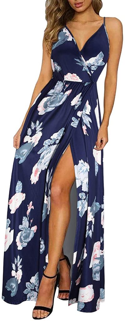 Floral Maxi Dress for a Wedding | Casual Summer Wedding Guest Dress | Basic Housewife