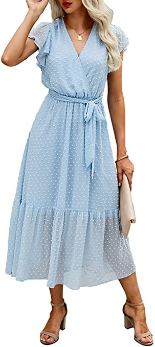 Flowy Summer Wedding Guest Dress | Dress for a Summer Wedding | Basic Housewife