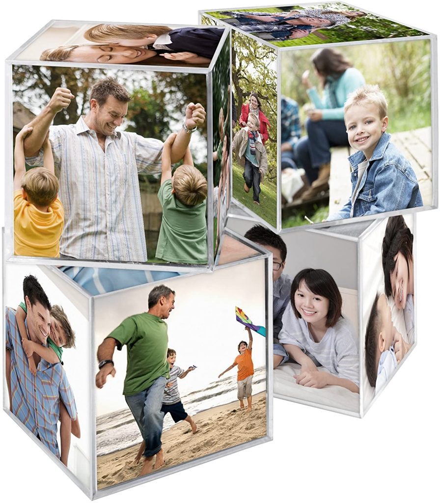 6-Sided Photo Cube | 25+ Personalized Gifts for Grandparents That They'll Cherish