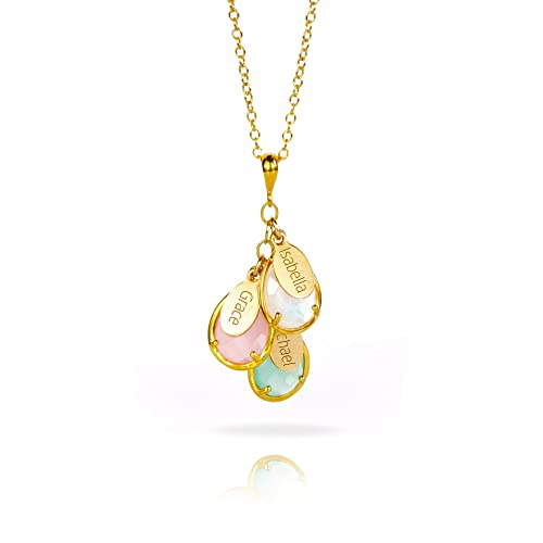 Birthstone Necklace | 25+ Personalized Gifts for Grandparents That They'll Cherish