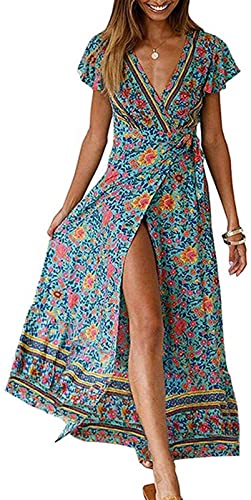 Bohemian Wrap Dress | Affordable Beach Vacation Dresses For Your Next Getaway | Basic Housewife