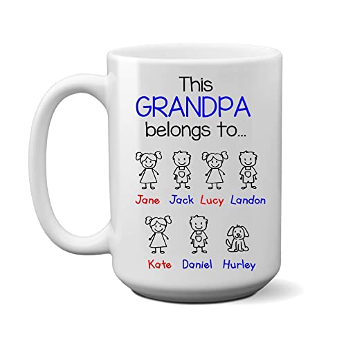 Grandpa Coffee Mug | 25+ Personalized Gifts for Grandparents That They'll Cherish