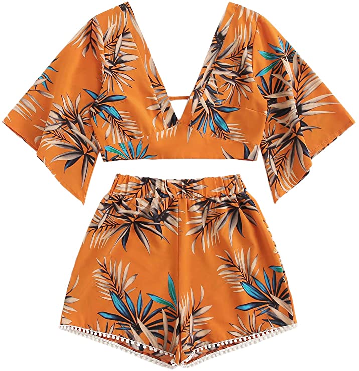 Cropped Boho Shorts Set | Affordable Beach Vacation Dresses For Your Next Getaway | Basic Housewife