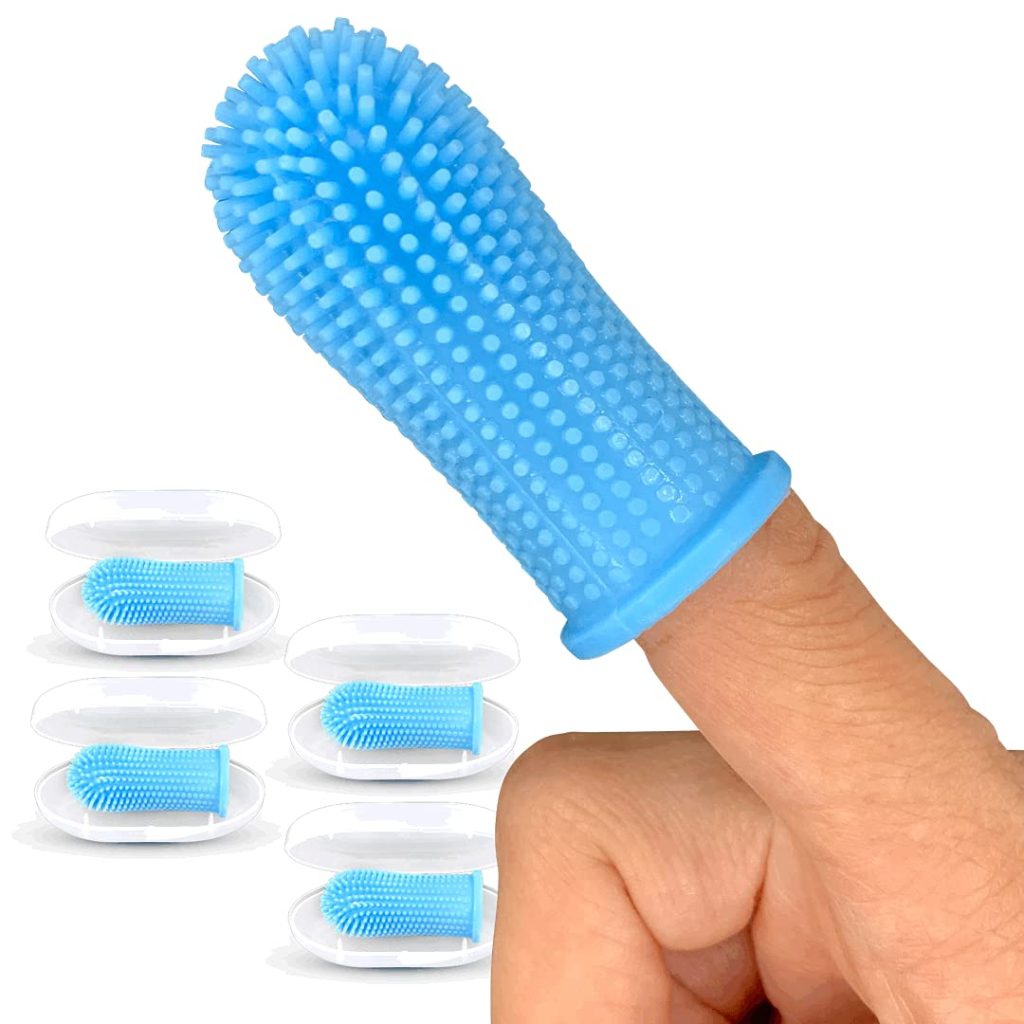 Dog Finger Toothbrush | 30+ Useful Dog Accessories For New Pet Owners | Basic Housewife