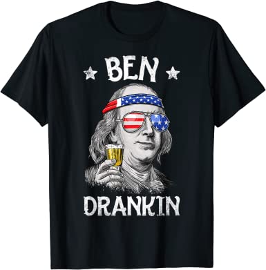 'Ben Drankin' T-Shirt | Fourth of July Clothes for Men