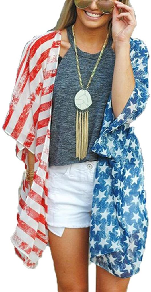 Flag Kimono | Fourth of July Clothes for Women