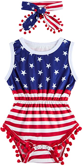 Fourth of July Romper | Fourth of July Clothes for Babies