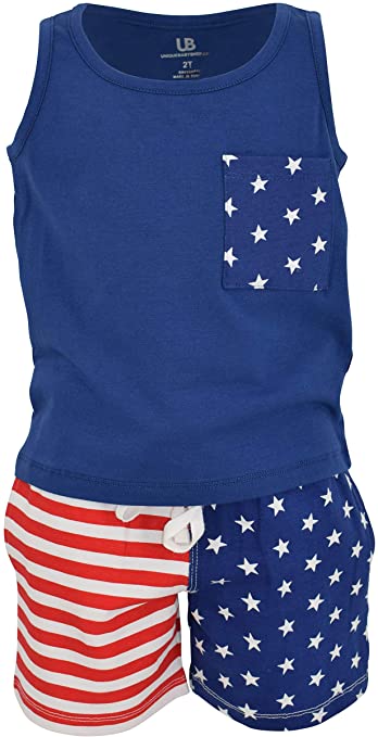 Flag Shirt & Short Set | Fourth of July Clothes for Babies