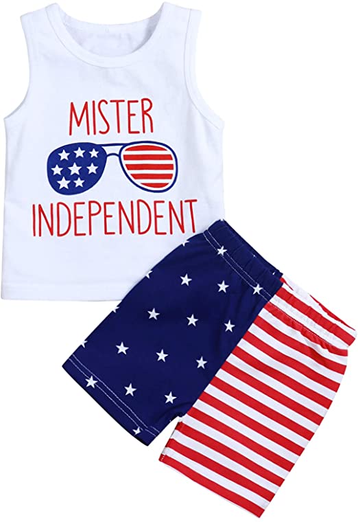'Mister Independent' Set | Fourth of July Clothes for Babies