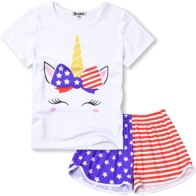 Patriotic Unicorn Dress | Fourth of July Clothes for Kids