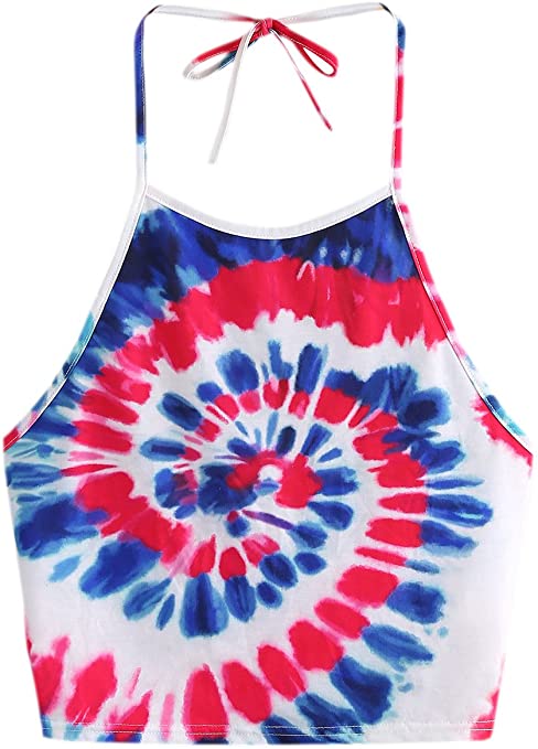 Tie-Dye Halter Tank | Fourth of July Clothes for Teens