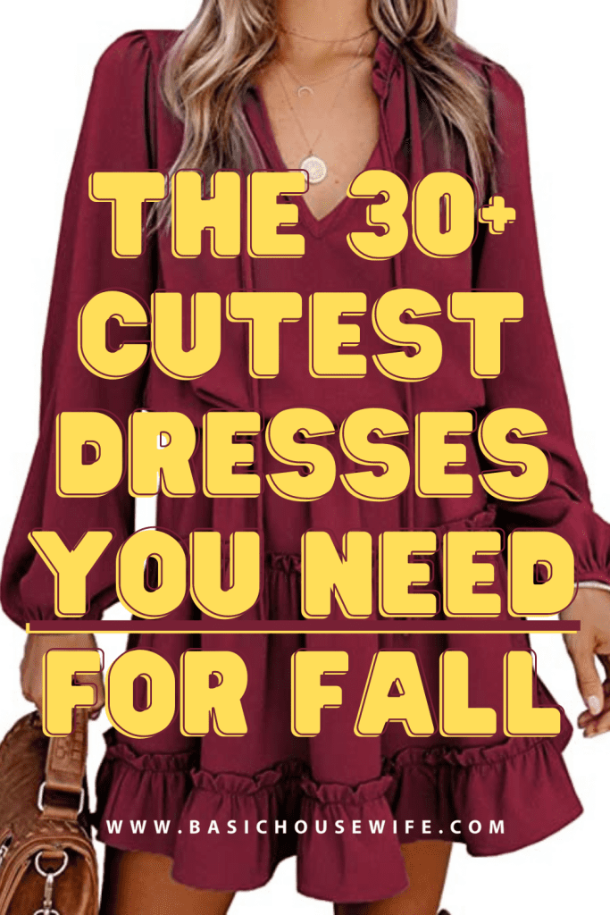 30+ Must-Have Long Sleeve Casual Dresses for Fall | Basic Housewife