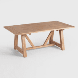 Farmhouse dining table | Home Decor: Must-Haves for a Minimalist Bohemian Living Room