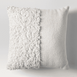 textured throw pillow | Home Decor: Must-Haves for a Minimalist Bohemian Living Room