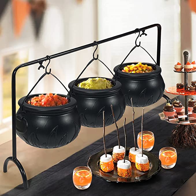 Cauldron Serving Bowls | Must-Have Adult Halloween Party Essentials To Throw The Spookiest Bash of the Year