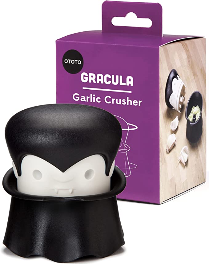 Gracula Garlic Crusher | Halloween Gifts Ideas for People Who Love Spooky Season Year Round