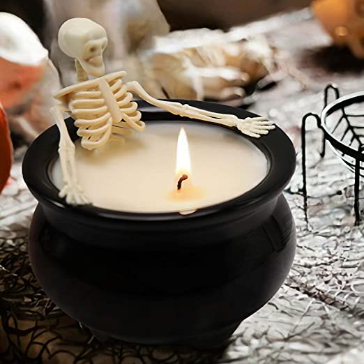 Skeleton Candle | Halloween Gifts Ideas for People Who Love Spooky Season Year Round