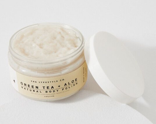 The Lyfestyle Co. Natural Green Tea + Aloe Body Polish