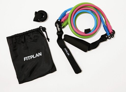 Fitplan 3 in 1 Resistance Band Kit + 3 Month App Subscription