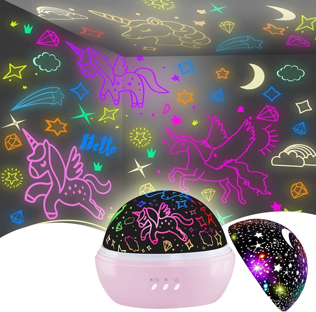 Unicorn Light Projector | 30 Unique Gifts for Kids Who Have Everything | Basic Housewife