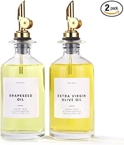 Oil Dispenser Bottles | Pretty Kitchen Accessories To Make Your Kitchen Look More Expensive Than It Is | BasicHousewife.com