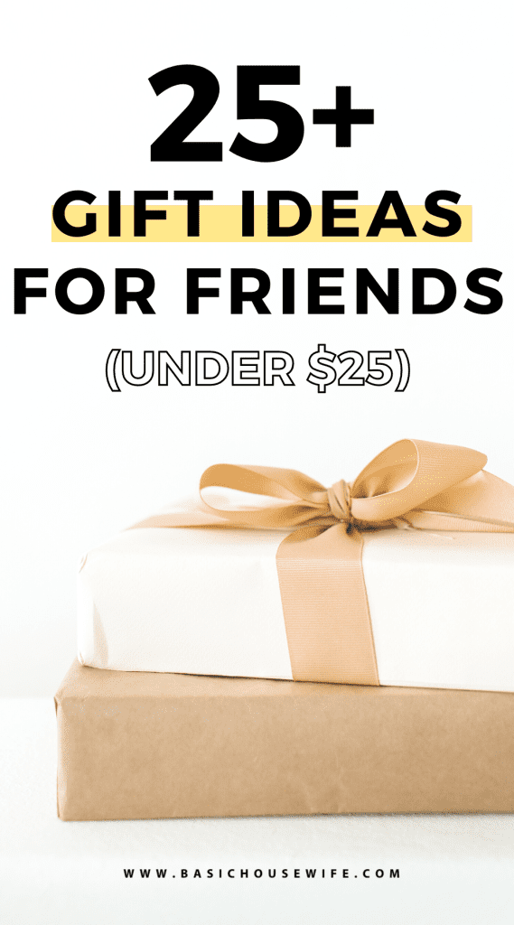 25+ Small Gift Ideas for Friends Under $25