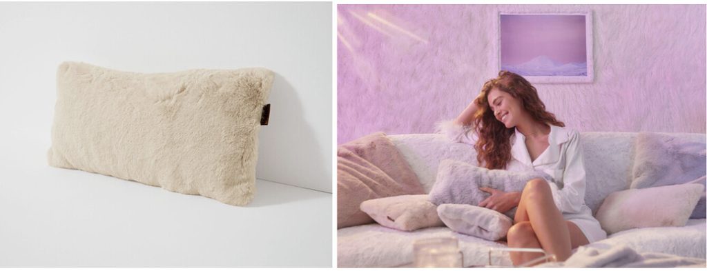 UnHide Pillow - in Beige Bear or Silver Fox | FabFitFun Winter 2022 Spoilers: Customizations Revealed! | basic Housewife