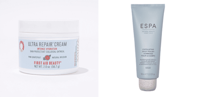 First Aid Beauty Ultra Repair Cream Intense Hydration Grapefruit & ESPA Exfoliating Body Polish Bundle | FabFitFun Winter 2022 Spoilers: Customizations Revealed! | Basic Housewife