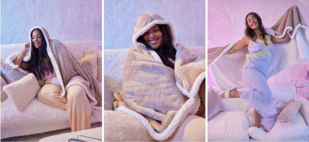 Socialite Hooded Sherpa Throw | FabFitFun Winter 2022 Spoilers: Customizations Revealed! | basic Housewife