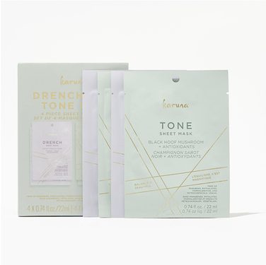 Karuna Tone and Drench Sheet Mask 4 Pack | FabFitFun Winter 2022 Spoilers: Customizations Revealed! | Basic Housewife