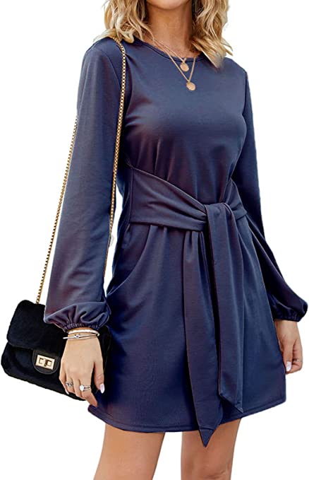 Lantern Knit Dress | The Best Long Sleeve New Years Eve Dresses on Amazon