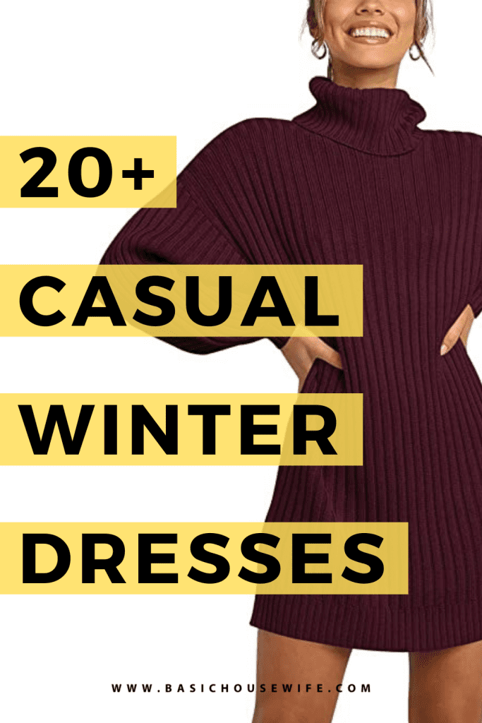 20+ Cute and Casual Dresses for Winter on Amazon