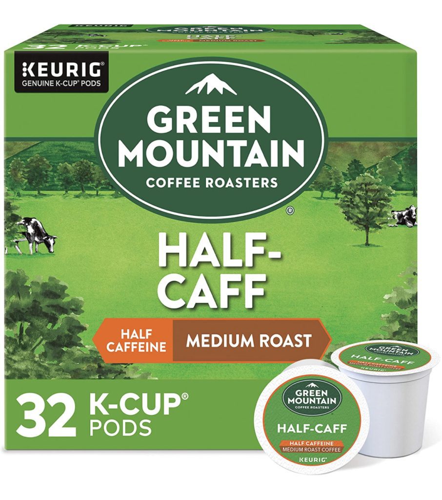 Green Mountain Half Caff K-Cups | First Trimester Must-Haves: 15 Things A Pregnant Woman Needs