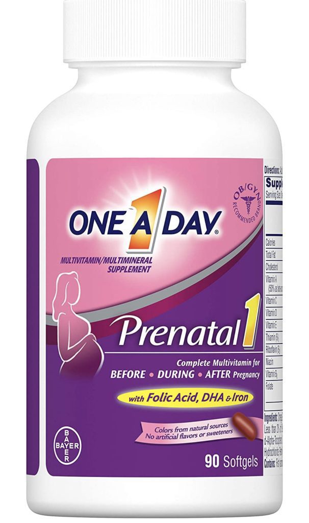 One A Day Prenatal Vitamin | First Trimester Must-Haves: 15 Things A Pregnant Woman Needs