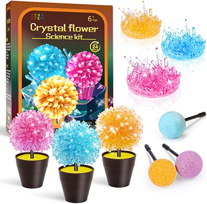 Crystal Growing Kit | 30 Unique Easter Gift Ideas for Kids | Basic Housewife