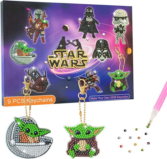 Star Wars Diamond Painting Kit | 30 Unique Easter Gift Ideas for Kids | Basic Housewife