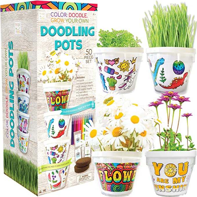 Flower Pots Activity | 30 Unique Easter Gift Ideas for Kids | Basic Housewife