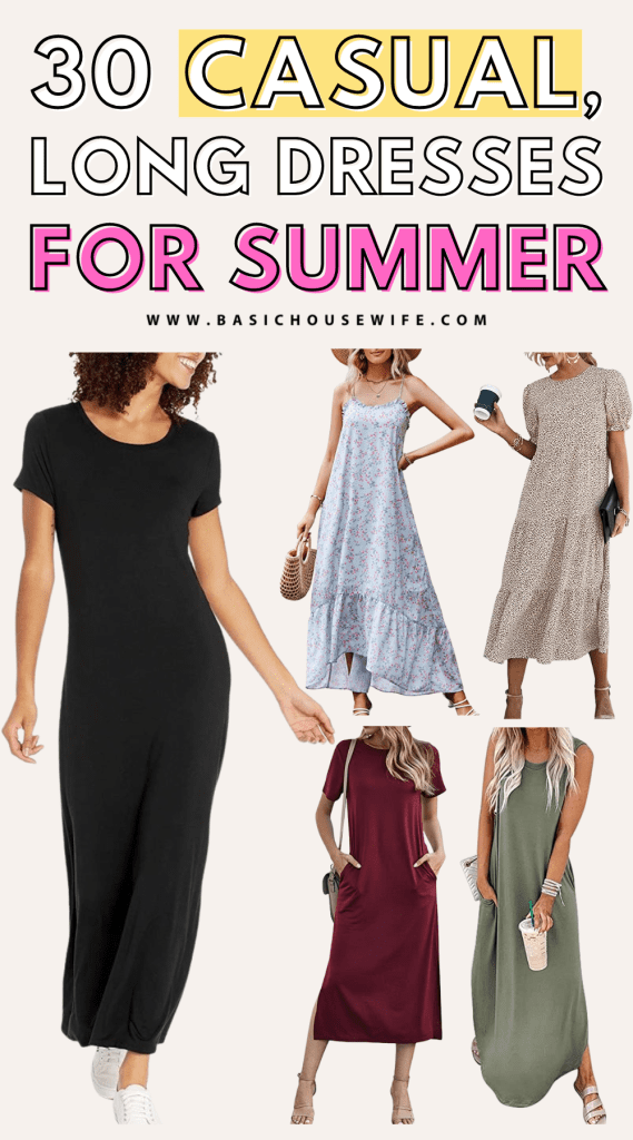 Pretty long summer dresses on sale