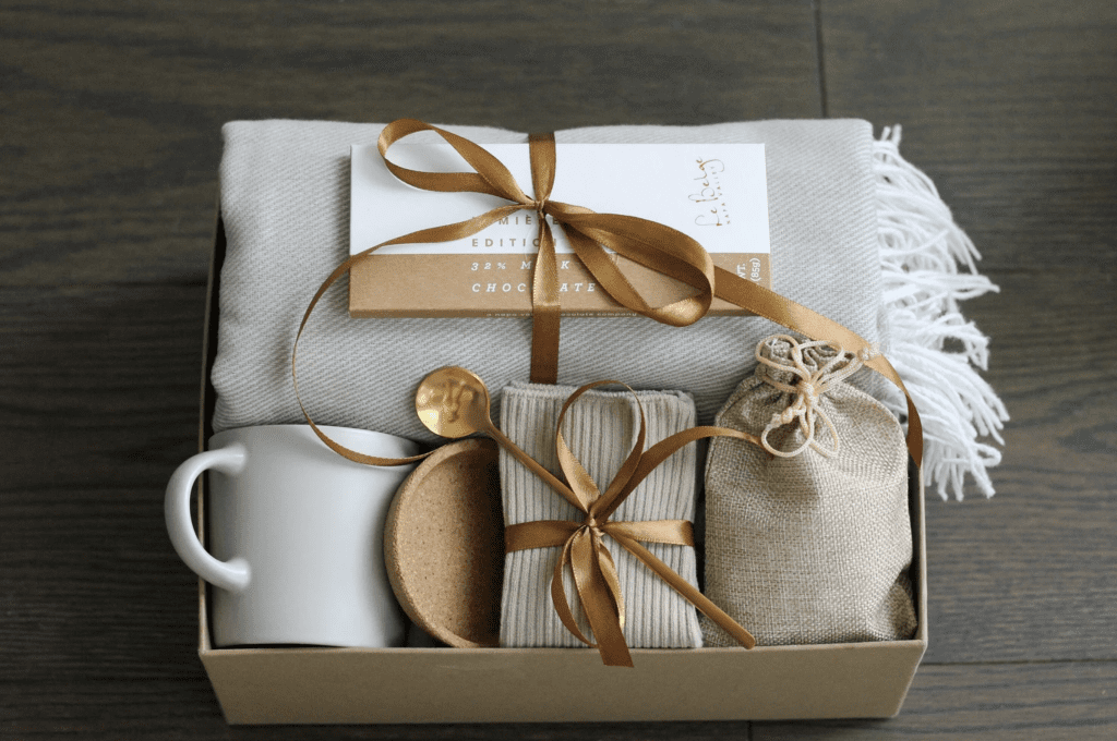 cozy gift box for mom