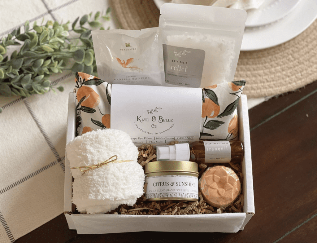 spa day gift box for mothers day